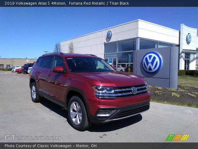 2019 Volkswagen Atlas S 4Motion in Fortana Red Metallic