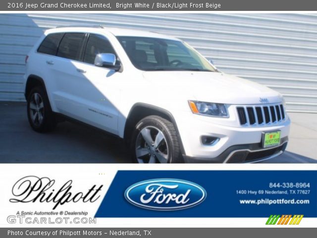 2016 Jeep Grand Cherokee Limited in Bright White