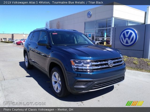 2019 Volkswagen Atlas S 4Motion in Tourmaline Blue Metallic