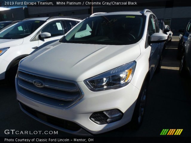 2019 Ford Escape Titanium in White Platinum