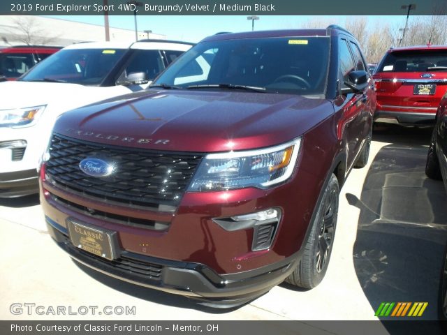 2019 Ford Explorer Sport 4WD in Burgundy Velvet