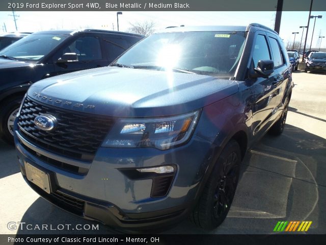 2019 Ford Explorer Sport 4WD in Blue Metallic