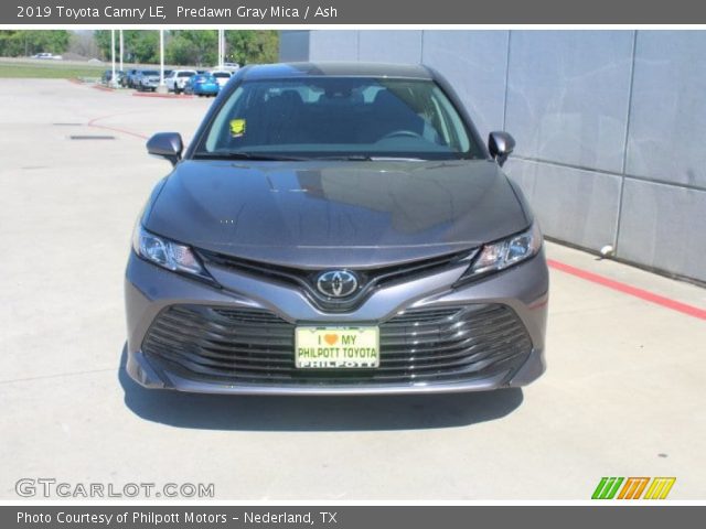 2019 Toyota Camry LE in Predawn Gray Mica