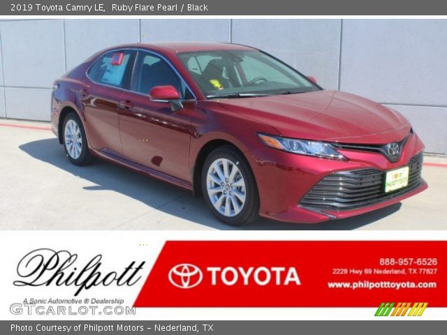 2019 Toyota Camry LE in Ruby Flare Pearl