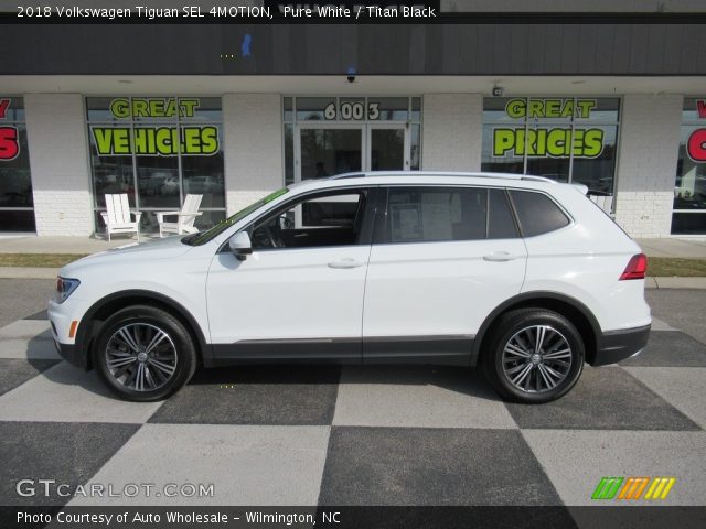 2018 Volkswagen Tiguan SEL 4MOTION in Pure White