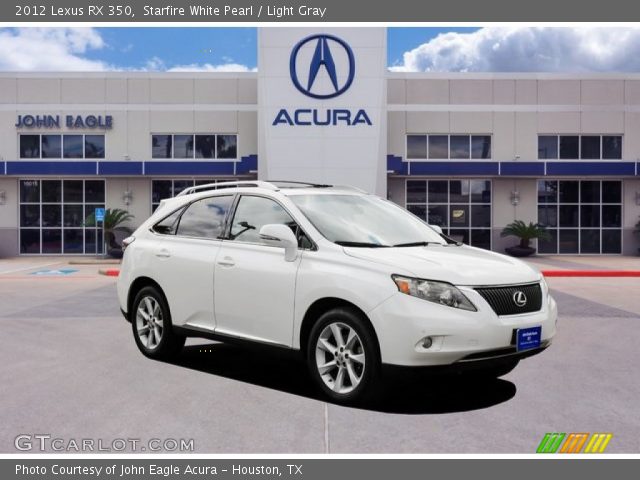 2012 Lexus RX 350 in Starfire White Pearl