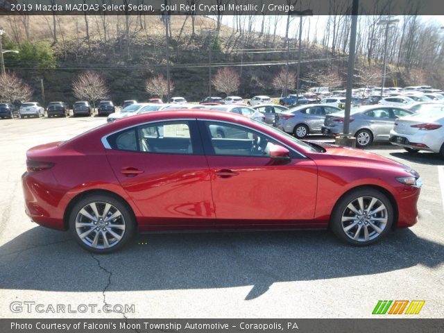 2019 Mazda MAZDA3 Select Sedan in Soul Red Crystal Metallic