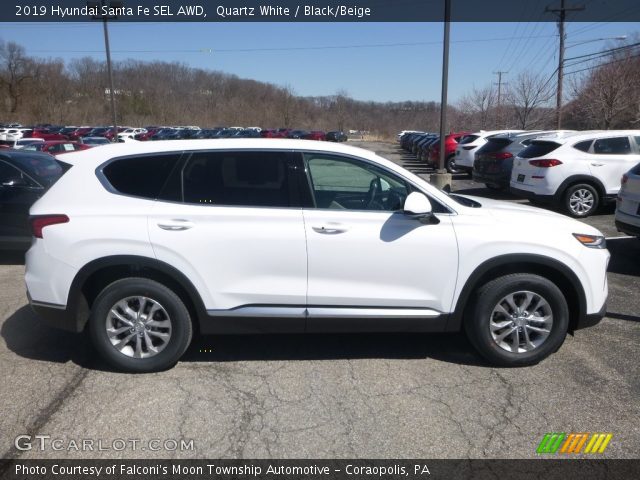 2019 Hyundai Santa Fe SEL AWD in Quartz White