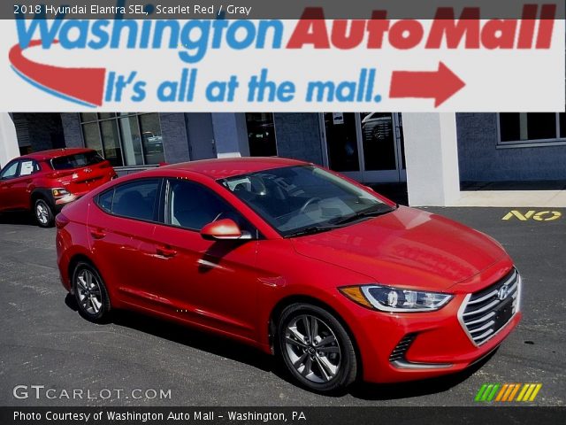 2018 Hyundai Elantra SEL in Scarlet Red