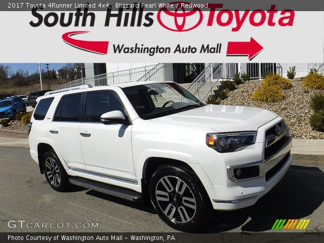 2017 Toyota 4Runner Limited 4x4 in Blizzard Pearl White