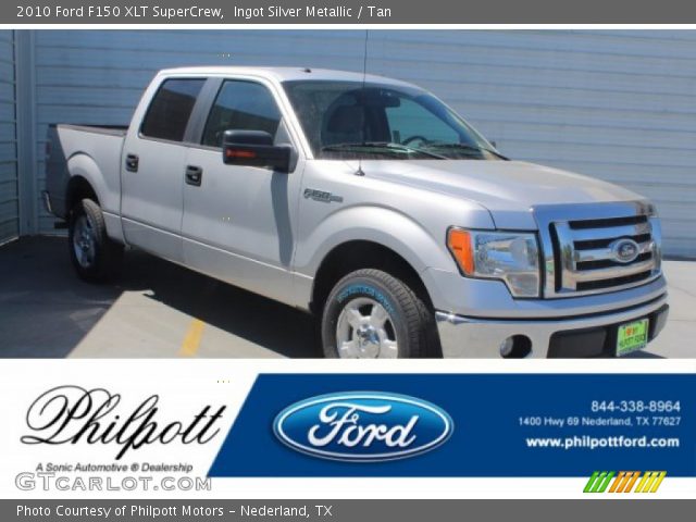 2010 Ford F150 XLT SuperCrew in Ingot Silver Metallic