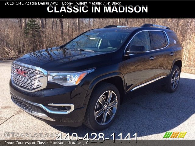 2019 GMC Acadia Denali AWD in Ebony Twilight Metallic