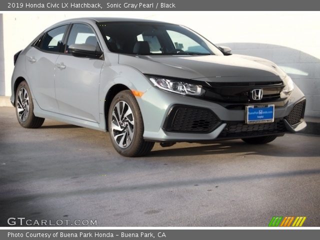 2019 Honda Civic LX Hatchback in Sonic Gray Pearl