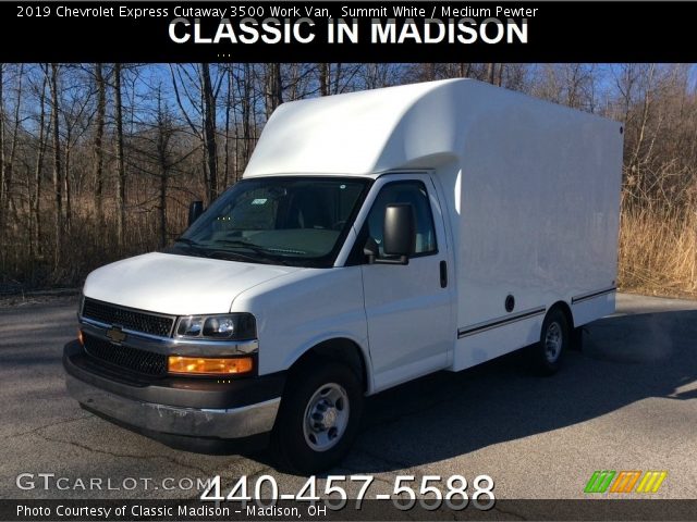 2019 Chevrolet Express Cutaway 3500 Work Van in Summit White