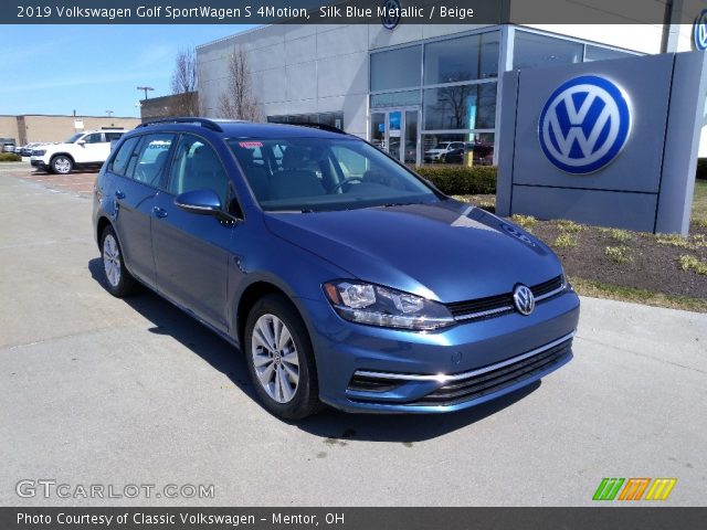 2019 Volkswagen Golf SportWagen S 4Motion in Silk Blue Metallic