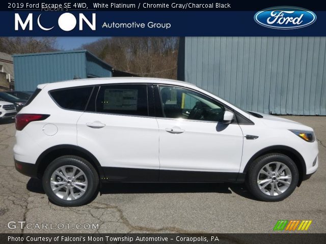 2019 Ford Escape SE 4WD in White Platinum