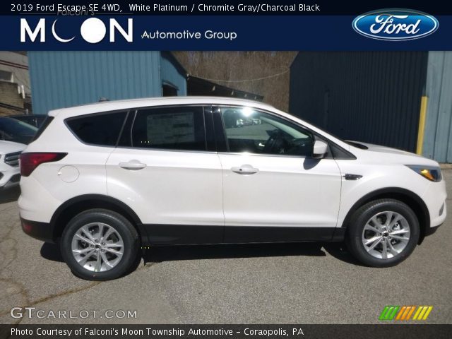 2019 Ford Escape SE 4WD in White Platinum