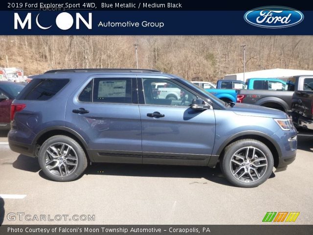 2019 Ford Explorer Sport 4WD in Blue Metallic