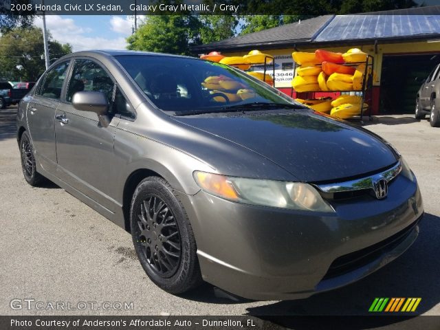 2008 Honda Civic LX Sedan in Galaxy Gray Metallic