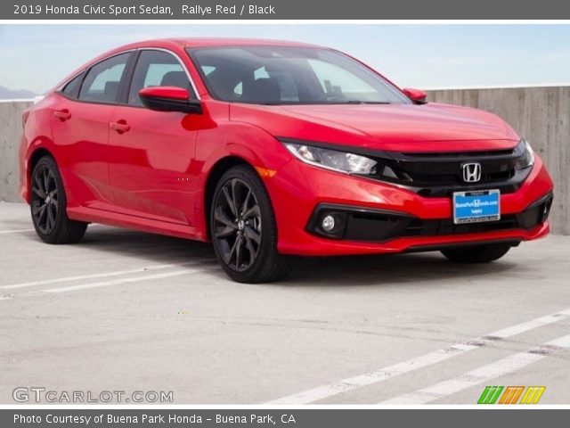 2019 Honda Civic Sport Sedan in Rallye Red