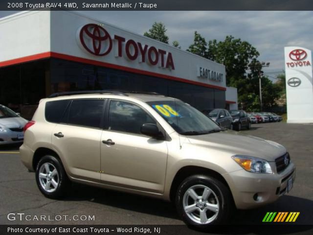 2008 Toyota RAV4 4WD in Savannah Metallic
