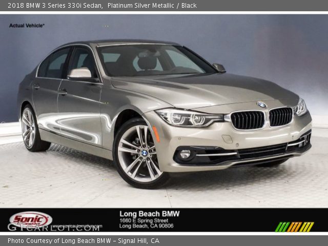 2018 BMW 3 Series 330i Sedan in Platinum Silver Metallic