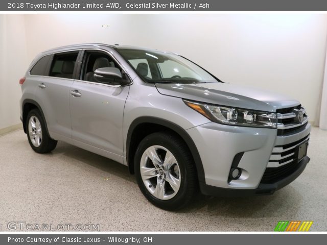 2018 Toyota Highlander Limited AWD in Celestial Silver Metallic