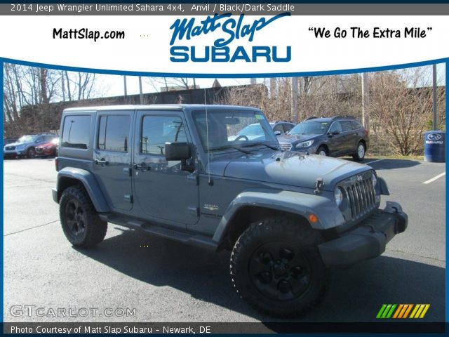 2014 Jeep Wrangler Unlimited Sahara 4x4 in Anvil