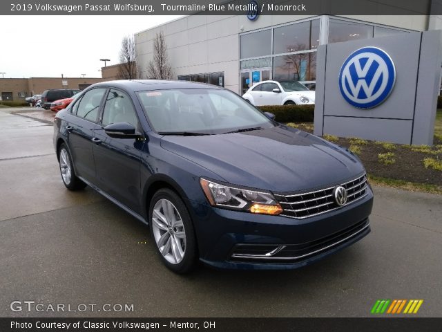 2019 Volkswagen Passat Wolfsburg in Tourmaline Blue Metallic