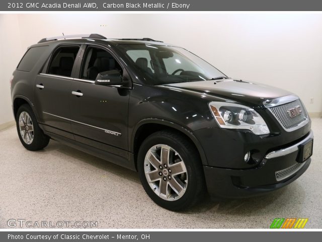 2012 GMC Acadia Denali AWD in Carbon Black Metallic