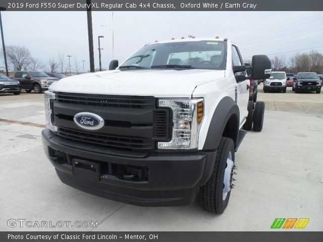 2019 Ford F550 Super Duty XL Regular Cab 4x4 Chassis in Oxford White