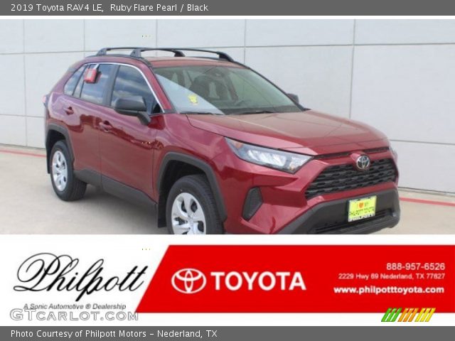 2019 Toyota RAV4 LE in Ruby Flare Pearl
