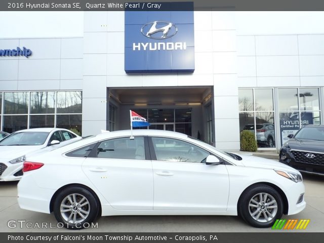 2016 Hyundai Sonata SE in Quartz White Pearl