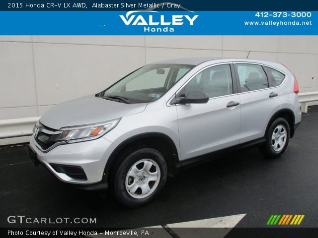 2015 Honda CR-V LX AWD in Alabaster Silver Metallic