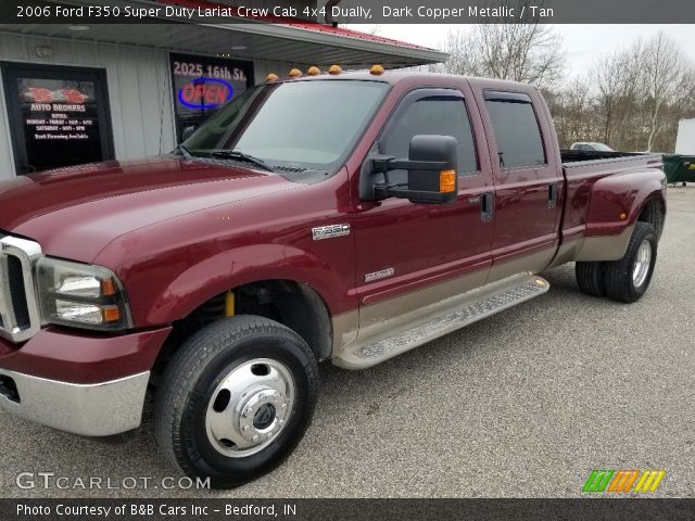 2006 Ford F350 Super Duty Lariat Crew Cab 4x4 Dually in Dark Copper Metallic