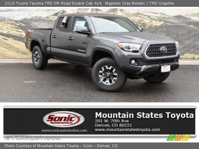 2019 Toyota Tacoma TRD Off-Road Double Cab 4x4 in Magnetic Gray Metallic