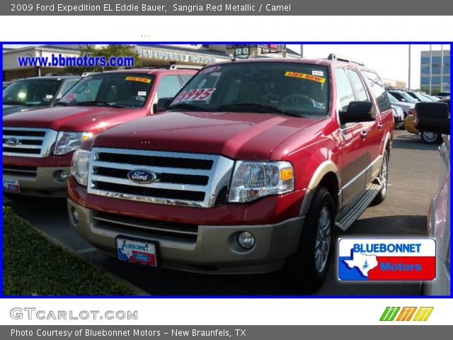 2009 Ford Expedition EL Eddie Bauer in Sangria Red Metallic