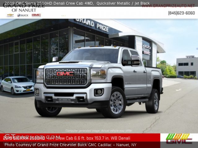 2019 GMC Sierra 2500HD Denali Crew Cab 4WD in Quicksilver Metallic