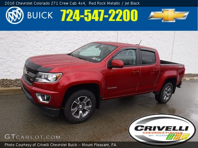 2016 Chevrolet Colorado Z71 Crew Cab 4x4 in Red Rock Metallic