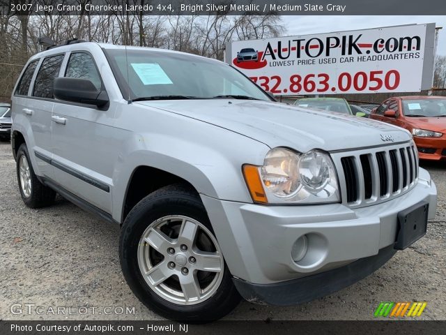 2007 Jeep Grand Cherokee Laredo 4x4 in Bright Silver Metallic