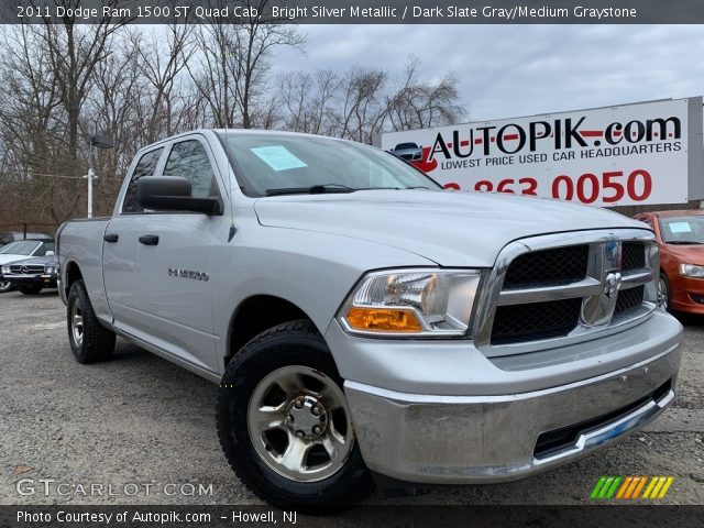 2011 Dodge Ram 1500 ST Quad Cab in Bright Silver Metallic