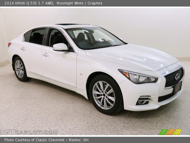 2014 Infiniti Q 50S 3.7 AWD in Moonlight White