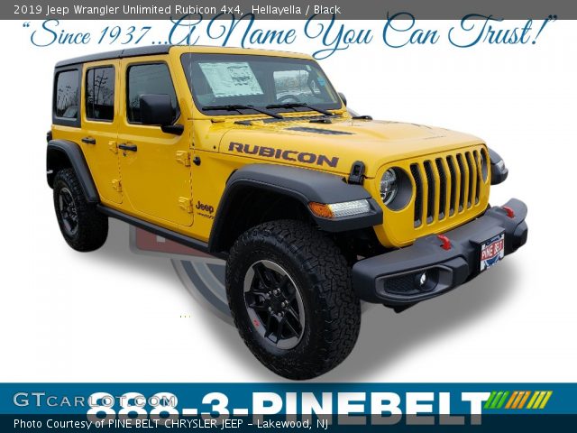 2019 Jeep Wrangler Unlimited Rubicon 4x4 in Hellayella