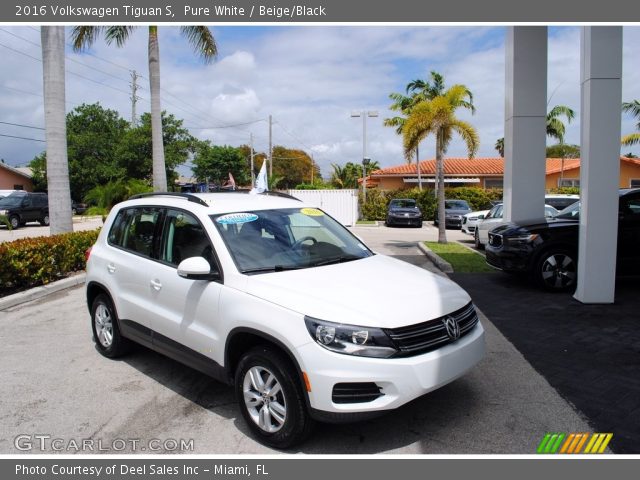 2016 Volkswagen Tiguan S in Pure White
