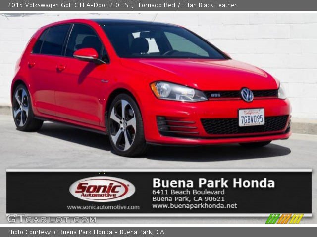 2015 Volkswagen Golf GTI 4-Door 2.0T SE in Tornado Red