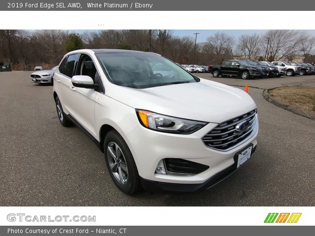 2019 Ford Edge SEL AWD in White Platinum