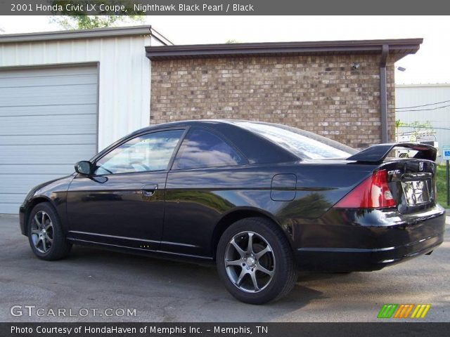 2001 Honda civic lx coupe black