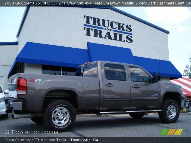 2008 GMC Sierra 2500HD SLT Z71 Crew Cab 4x4 in Medium Brown Metallic