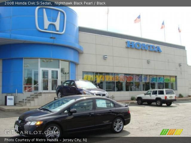 2008 Honda Civic Si Sedan in Nighthawk Black Pearl