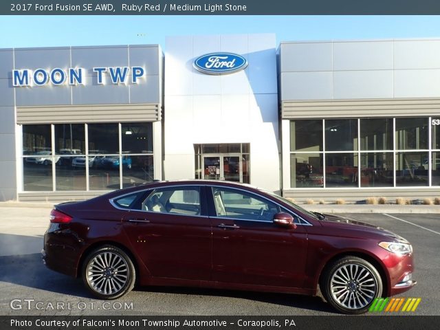 2017 Ford Fusion SE AWD in Ruby Red